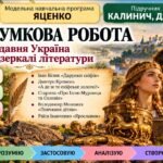 8 клас. Підсумкова (діагностична) робота з укр. л-ри “Прадавня Україна в дзеркалі літератури”; МНП Яценко; підр. Калинич; 2 варіанти; БЕЗ ГР!!!
