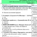 Фото розробки: 9 клас. Підсумкова (діагностична) робота із заруб. л-ри ЗА І СЕМЕСТР МНП Ніколенко; підр. Ніколенко; БЕЗ ГР!! 2 варіанти