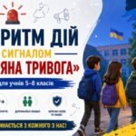 «Алгоритм дій за сигналом “Повітряна тривога”» (презентація + конспект бесіди) 5–8 класів