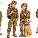 Фото розробки: Ростові фігури «ЗАХИСНИК ТА ЗАХИСНИЦЯ УКРАЇНИ» висота 1.66 м та 1.39 м