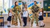 Ростові фігури «ЗАХИСНИК ТА ЗАХИСНИЦЯ УКРАЇНИ» висота 1.66 м, 1.39 м та 1.11 м