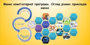 Меню комп’ютерної програми. Огляд різних прикладів меню​ (Морзе 2 клас 2024)