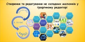Створення та редагування не складних малюнків у графічному редакторі (Морзе 2 клас 2024)