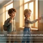 🌍СУЧАСНА анімована презентація на 56 слайдів⚡”11 листопада – Міжнародний день енергозбереження прості рішення для школи й дому”🏫🏠