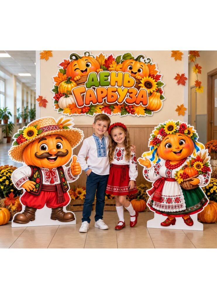Головне зображення розробки: 🎃 ЯСКРАВА ГАРБУЗОВА ФОТОЗОНА