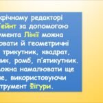 Фото розробки: Створення малюнків із геометричних фігур (Морзе 2 клас 2024)