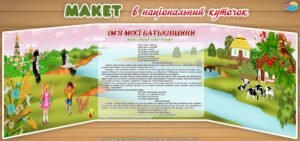 ІМ’Я МОЄЇ БАТЬКІВЩИНИ. ЯК З’ЯВИЛАСЯ НАЗВА “УКРАЇНА” МАКЕТ В НАЦІОНАЛЬНИЙ КУТОЧОК
