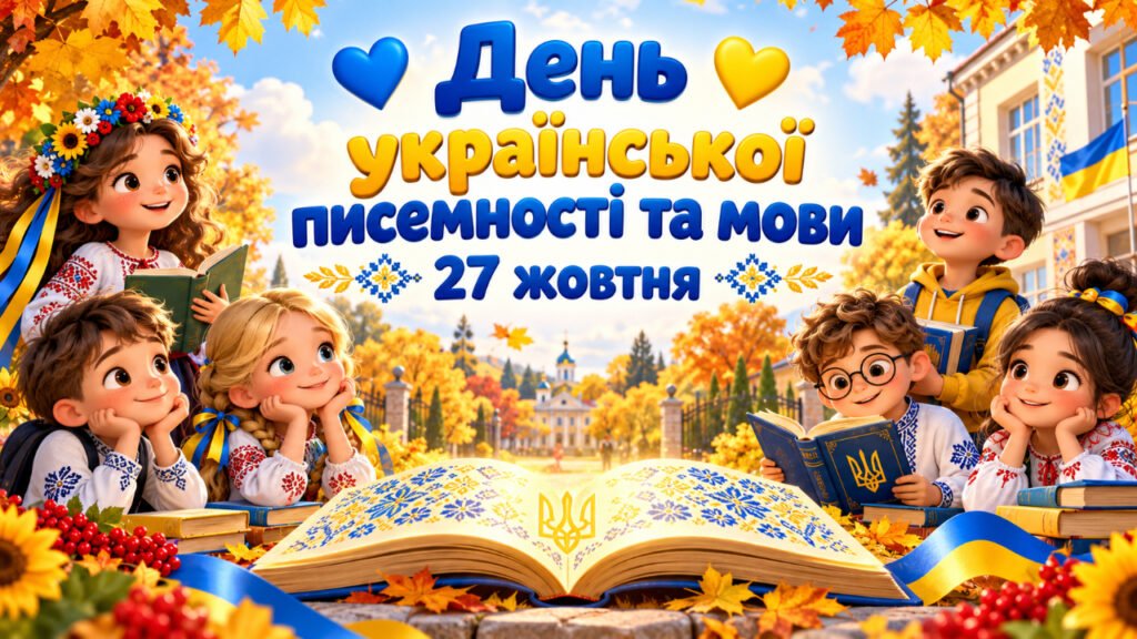 Головне зображення розробки: Презентація до 💙💛 Дня української писемності та мови 💙💛