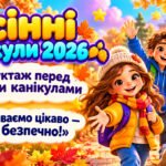 Інструктаж — Пам’ятка на осінні канікули 2026