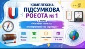 КОМПЛЕКСНА ПІДСУМКОВА РОБОТА № 1 з теми «Магнітні поля та електромагнітна індукція » Фізика 9 клас НУШ 3 год на тиждень (105) За підручником: З. Ю. Ма