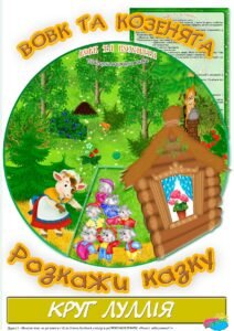 Круг Луллія за сюжетом казки “Вовк та козенята”