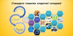 Стандартні помилки апаратної складової (9 клас Морзе)