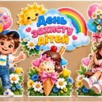 ✨🎈 МЕГА ФОТОЗОНА ДО ДНЯ ЗАХИСТУ ДІТЕЙ! 🌈💙💛