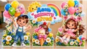 ✨🎈 МЕГА ФОТОЗОНА ДО ДНЯ ЗАХИСТУ ДІТЕЙ! 🌈💙💛