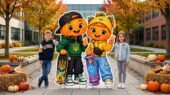 🎃🍂🎃Яскраві ростові фігури до ДНЯ ГАРБУЗА (висота від 0.55 до 1.58 м)
