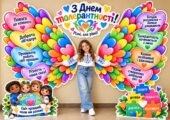 🪽💛 ЯСКРАВА КРИЛАТА ФОТОЗОНА ДО ДНЯ ТОЛЕРАНТНОСТІ! 🌈✨