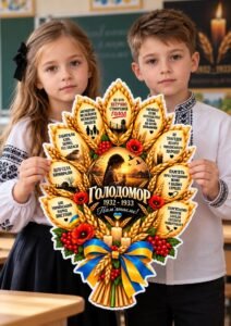 🌾🕯️ КОЛОС ПАМ’ЯТІ — СИМВОЛ ПАМ’ЯТІ ПРО ЖЕРТВ ГОЛОДОМОРУ 🕯️🌾