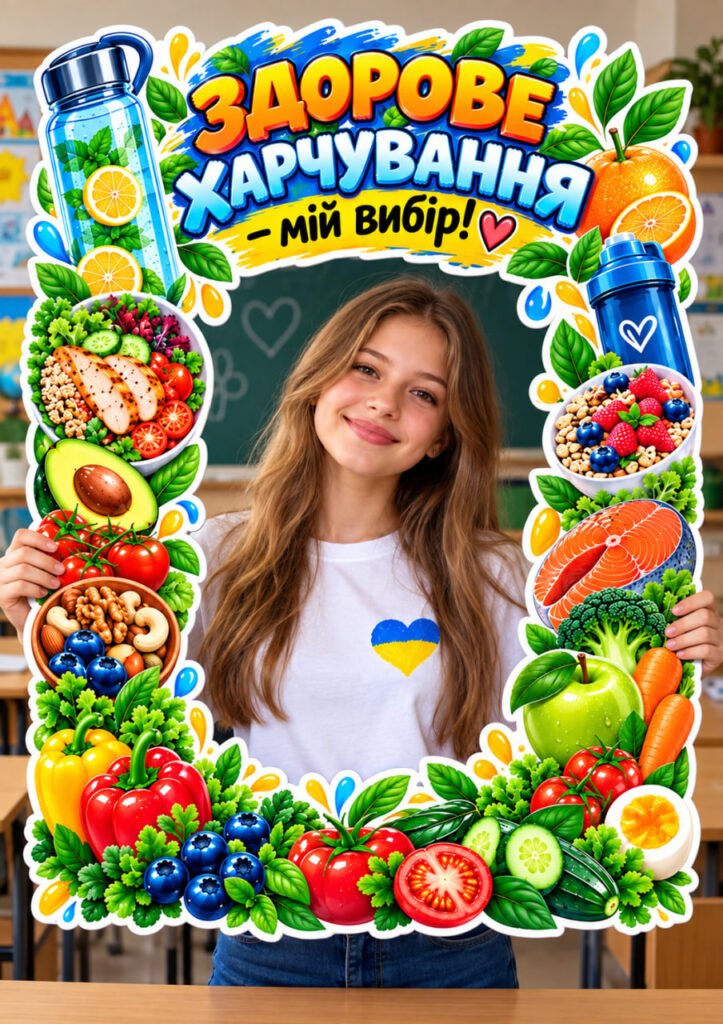 Головне зображення розробки: 🌟 МЕГАРАМКА «ТИЖДЕНЬ ЗДОРОВОГО ХАРЧУВАННЯ» 🌟