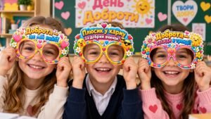 😎💛 Окуляри до Дня доброти «Дивись на світ добрими очима!» 🌈✨