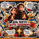 🕯️🌾 ІНФОРМАЦІЙНЕ ОФОРМЛЕННЯ ДОШКИ ДО ДНЯ ПАМ’ЯТІ ЖЕРТВ ГОЛОДОМОРУ 🌾🕯️🇺🇦