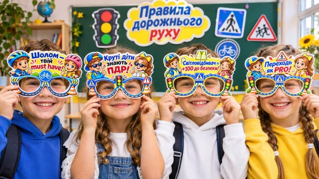 Головне зображення розробки: 😎🚦 Окуляри “БЕЗПЕКА ДОРОЖНЬОГО РУХУ”