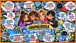 ✨ Сучасне оформлення дошки «Кібербезпека»! 🔐💻