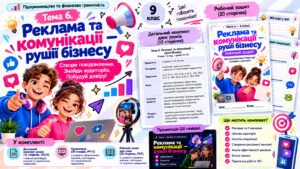 Реклама та комунікації — рушії бізнесу | 9 клас Підприємництво та фінансова грамотність