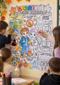 🍂🖍️ ВЕЛИКА РОЗМАЛЬОВКА «БЕЗПЕКА НА ОСІННІХ КАНІКУЛАХ»! 🍁1, 4, 9, 16, 25 аркушів