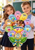 🌸💙💛 КВІТКА ТОЛЕРАНТНОСТІ — ЯСКРАВЕ ОФОРМЛЕННЯ ДЛЯ ВАШОГО КЛАСУ!