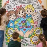 🧡🎨 Велика тематична розмальовка «16 днів проти насильства» 1, 4, 9, 16, 25 аркушів