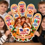 🧡🖐️ ВЕЛИКА ДОЛОНЬКА + 22 ТЕМАТИЧНІ ДОЛОНЬКИ «16 ДНІВ ПРОТИ НАСИЛЬСТВА» 🖐️🧡