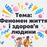 Конспект + презентація ЗБД 9 клас НУШ Воронцова тема уроку: “Феномен життя і здоров’я людини”