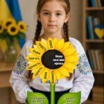 «Соняшник пам’яті» — об’ємна аплікація до Дня пам’яті захисників України 29.08