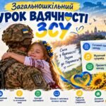 Загальношкільний урок вдячності ЗСУ “Дякую тобі, воїне-друже!”